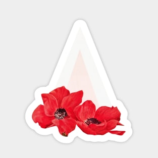 Floral Triangle Sticker